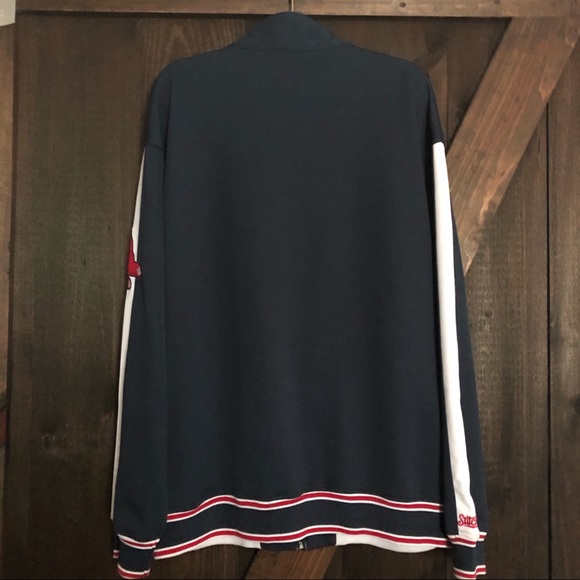 Men's Stitches Red Sox Full-Zip Warmup Jacket - Picture 10 of 10